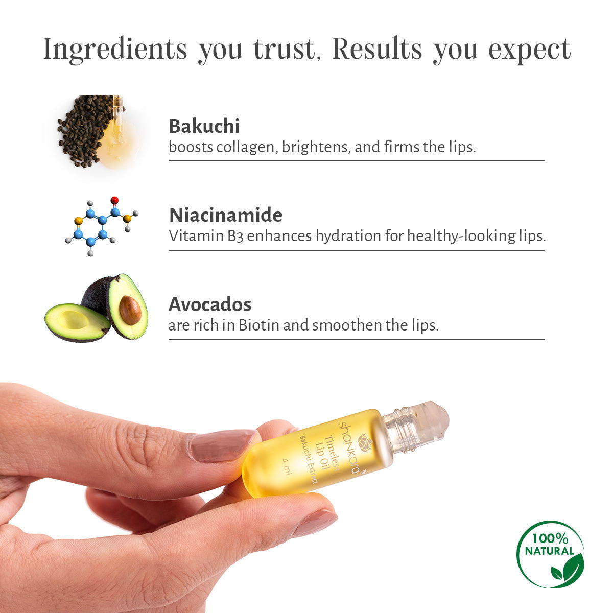 Timeless Lip Oil, by Shankara - 4 ml 4ml