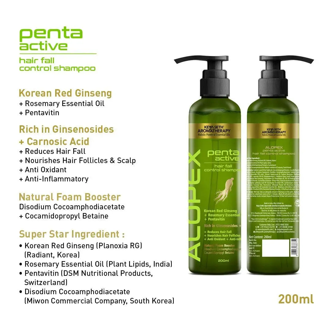 Absolute Hair Growth Serum Treatment Kit–Shampoo & Solution with Biotin, Rosemary & Ginseng 300ml
