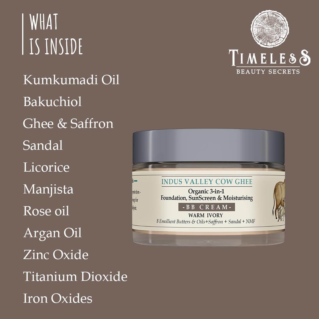 Indus Valley Cow Ghee BB Cream Warm Maple 55ml