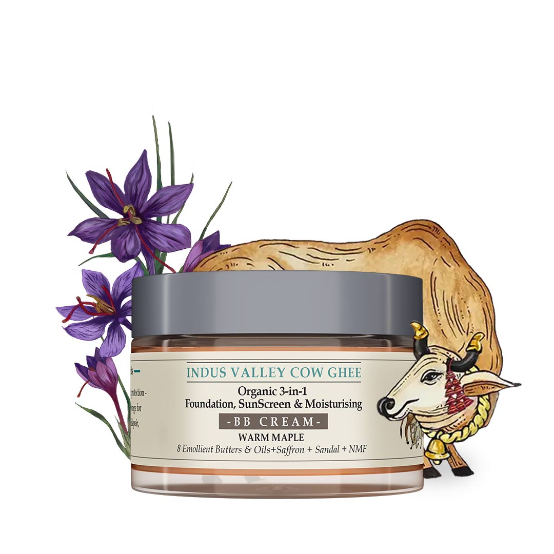 Indus Valley Cow Ghee BB Cream Warm Maple 30ml