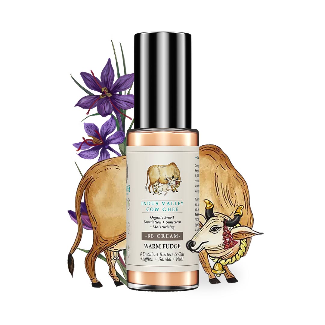 Indus Valley Cow Ghee BB Cream Warm Fudge 55ml