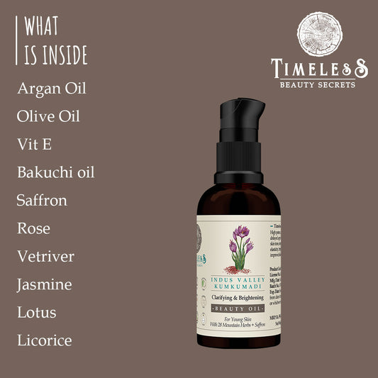 Indus Valley Kumkumadi Beauty Oil for Young Skin 15ml