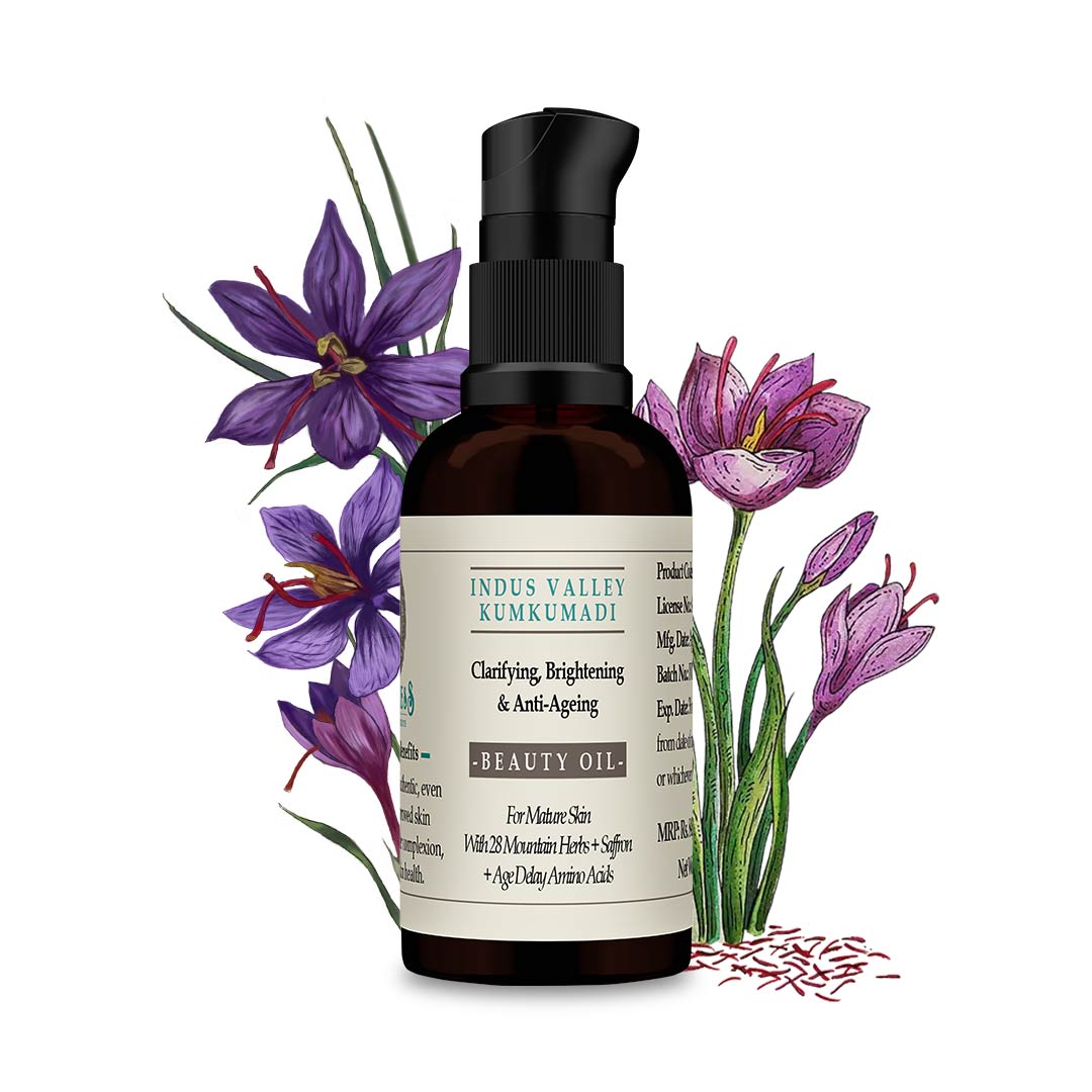 Indus Valley Kumkumadi Beauty Oil For Mature Skin 15ml