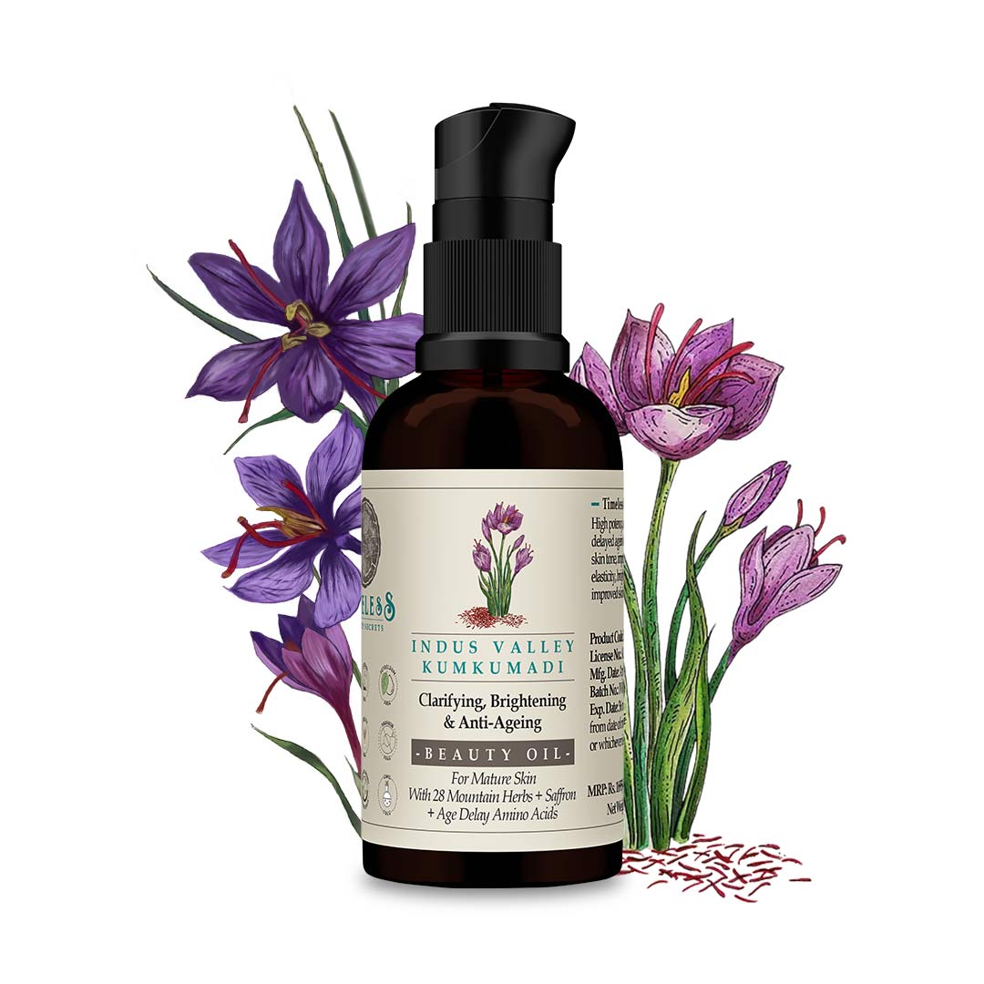 Indus Valley Kumkumadi Beauty Oil For Mature Skin 50ml