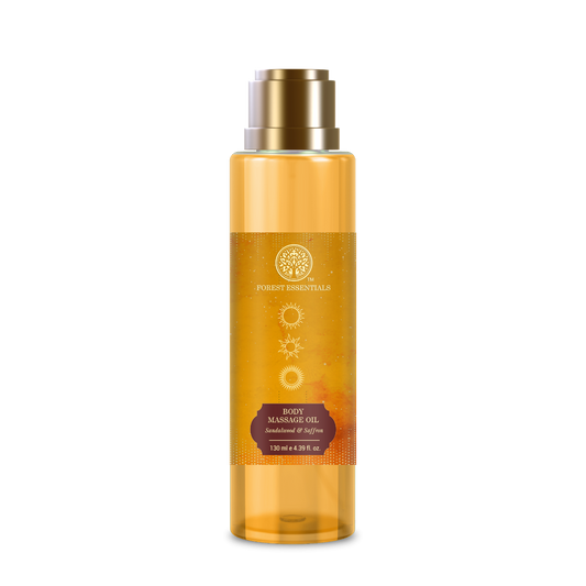 Body Massage Oil Sandalwood & Saffron 130ml