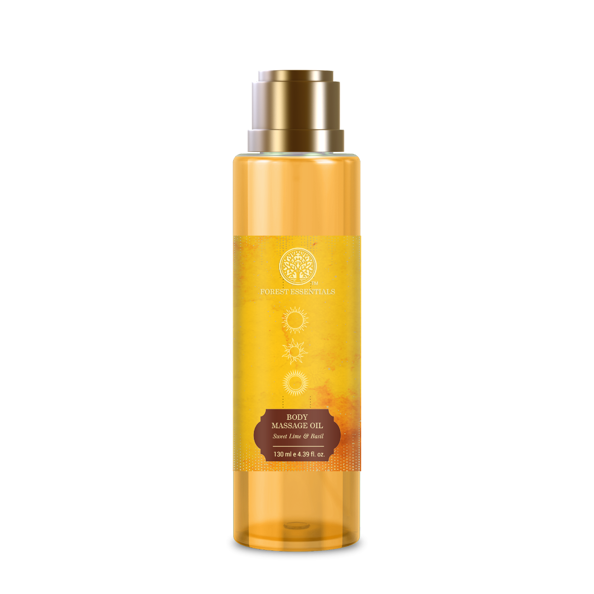 Body Massage Oil Sweet Lime & Basil 130ml