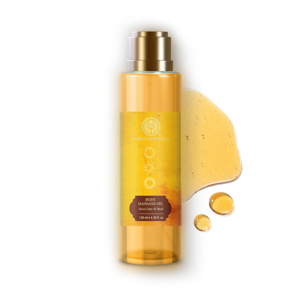 Body Massage Oil Sweet Lime & Basil 130ml