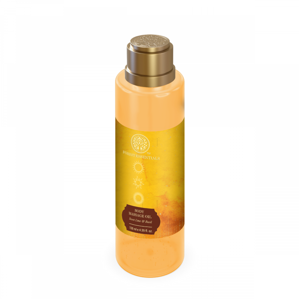 Body Massage Oil Sweet Lime & Basil 130ml