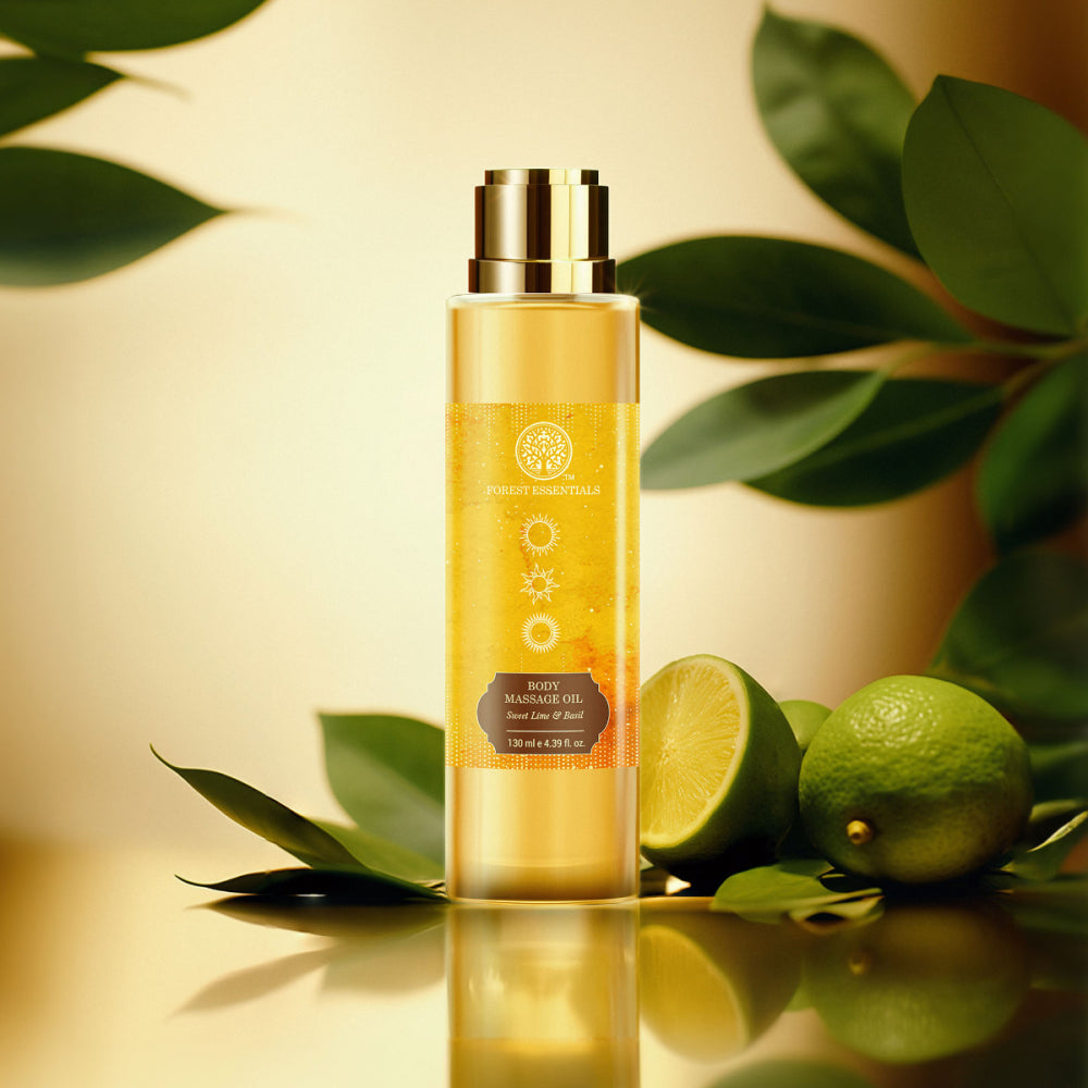 Body Massage Oil Sweet Lime & Basil 130ml