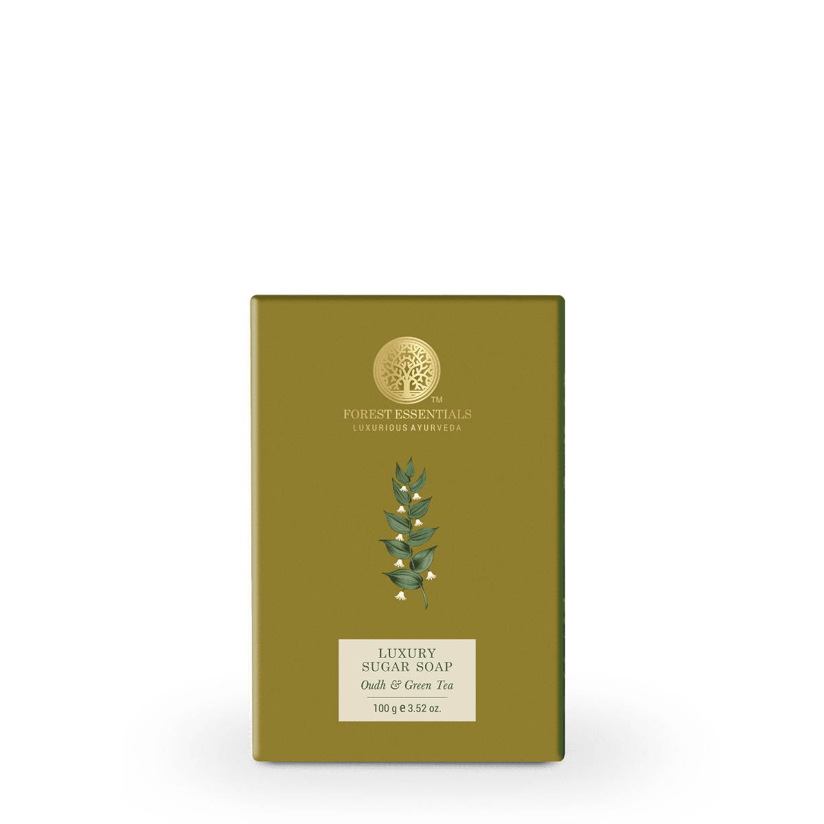 Luxury Sugar Soap Oudh & Green Tea 100g