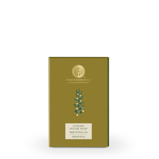 Luxury Sugar Soap Oudh & Green Tea 100g