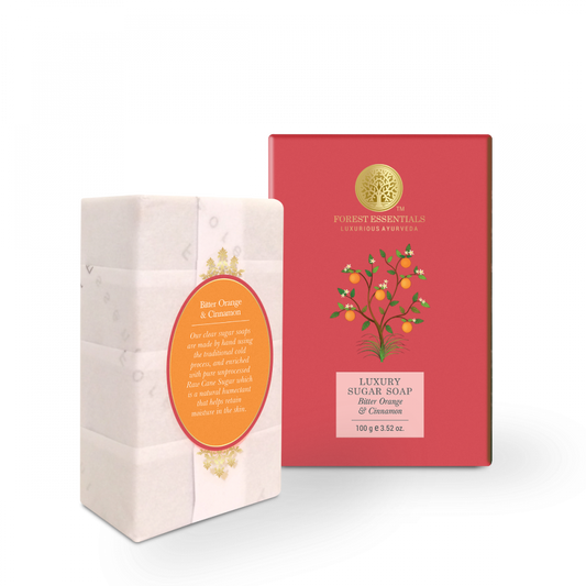 Luxury Sugar Soap Bitter Orange & Cinnamon 100g