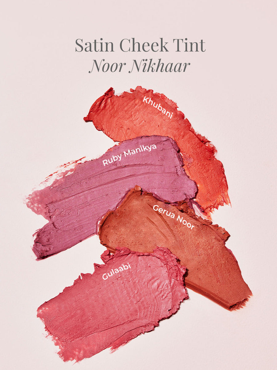 Noor Nikhaar Satin Cheek Tint Khubani - Peach 5g
