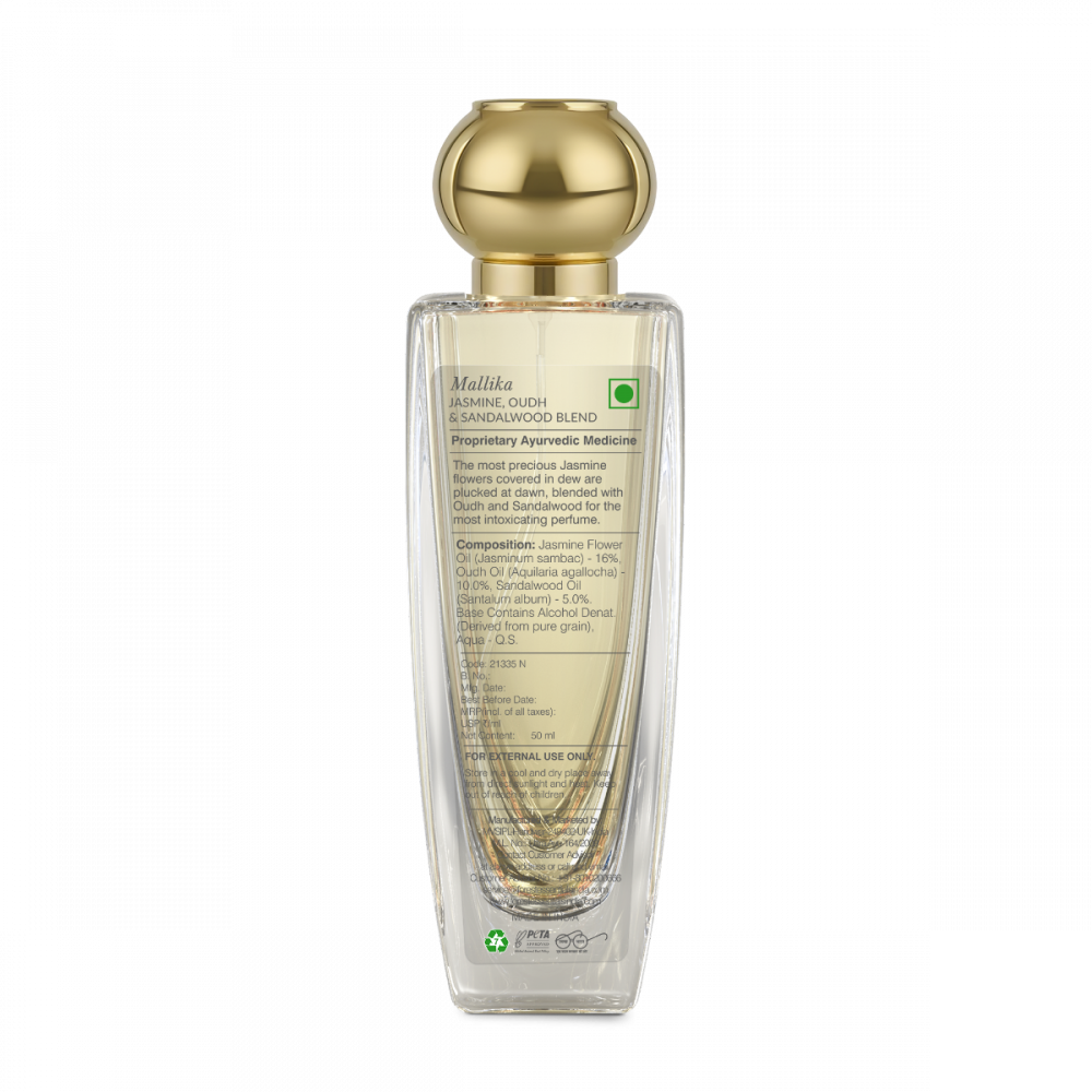 Intense Perfume Mallika - Jasmine, Oudh & Sandalwood 10ml