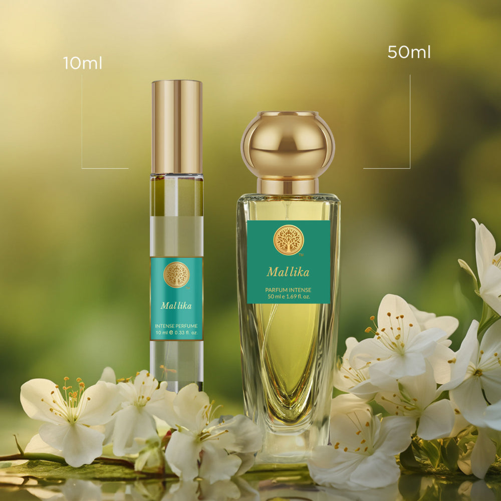 Intense Perfume Mallika - Jasmine, Oudh & Sandalwood 10ml