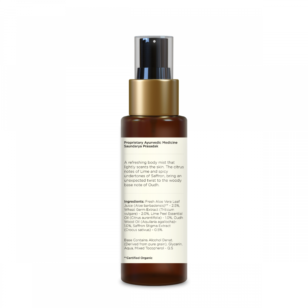 Body Mist Lime Saffron & Oudh 50 ml