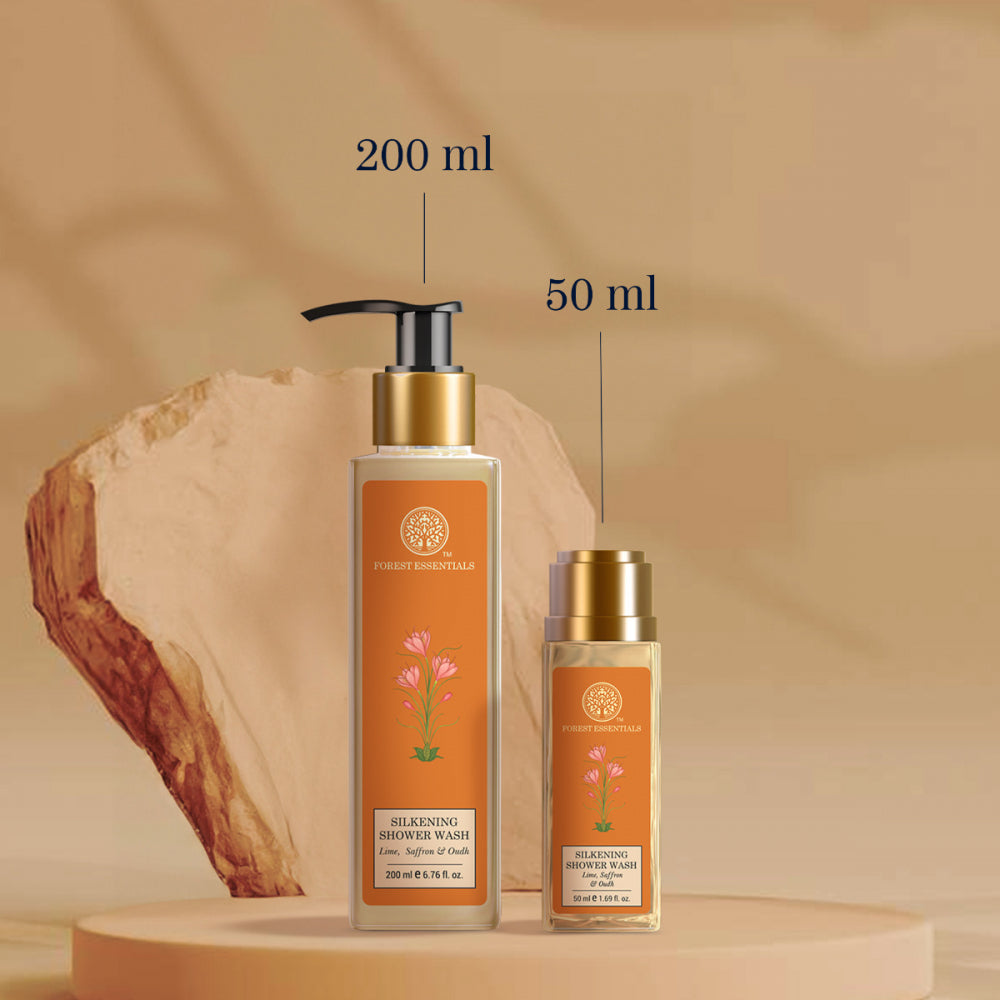 Silkening Shower Wash Lime Saffron & Oudh 50 ml
