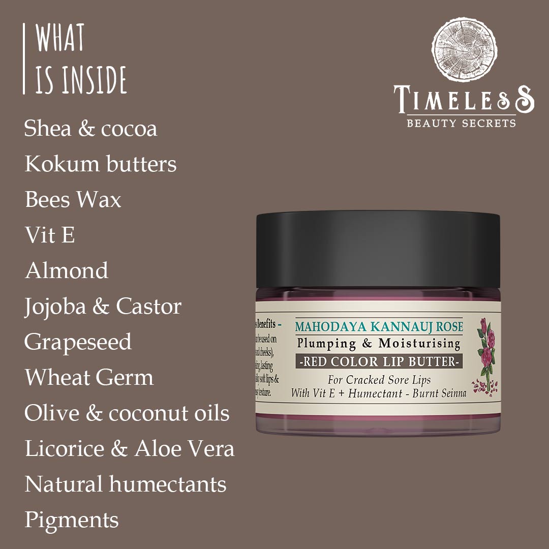 Mahodaya Kannauj Lip Butter Red Red Creme 8g