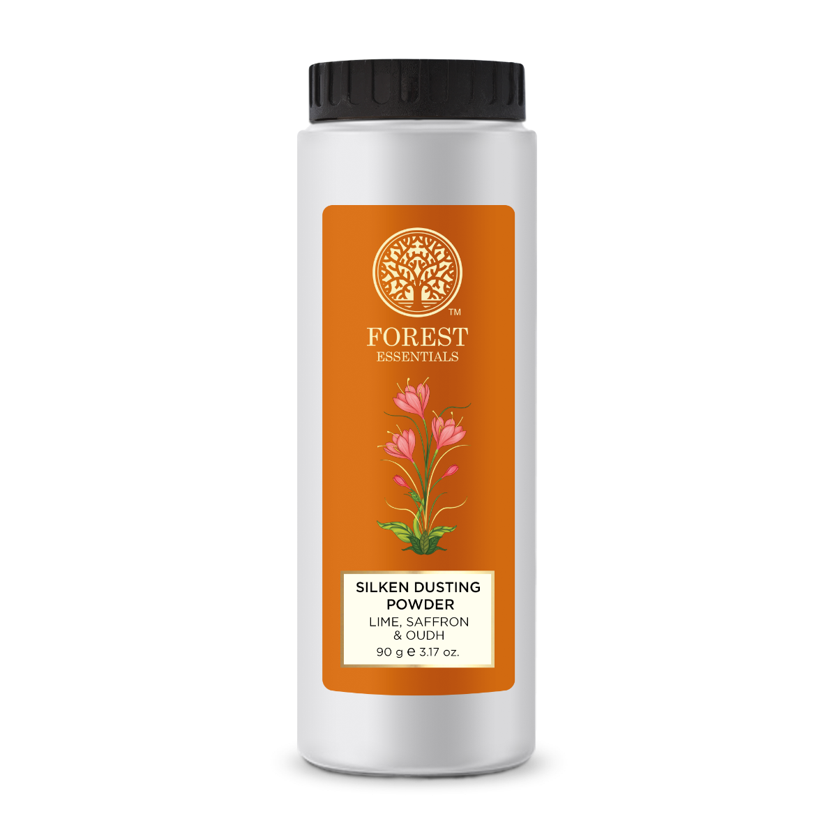 Silken Dusting Powder Lime Saffron & Oudh 90g