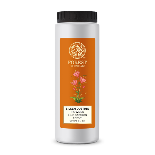 Silken Dusting Powder Lime Saffron & Oudh 90g