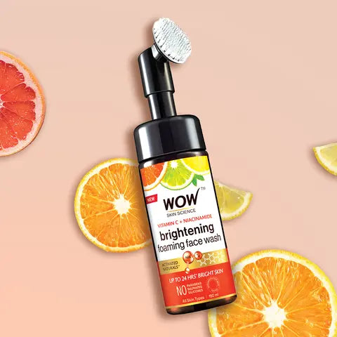 Brightening Vitamin C Foaming Face Wash With Built In Brush 350 ML
