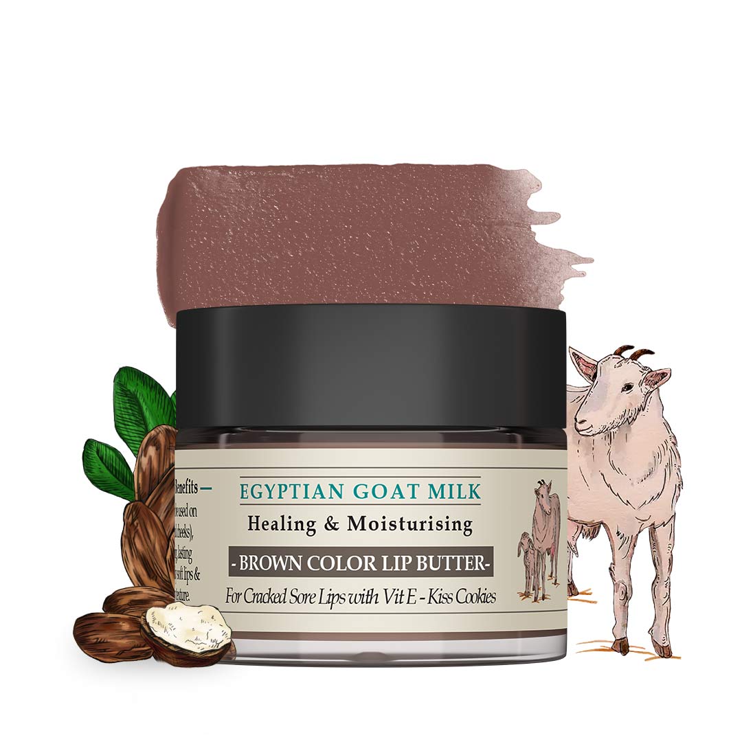 Egyptian Goat Milk Lip Butter Brown Fire Brick 8g