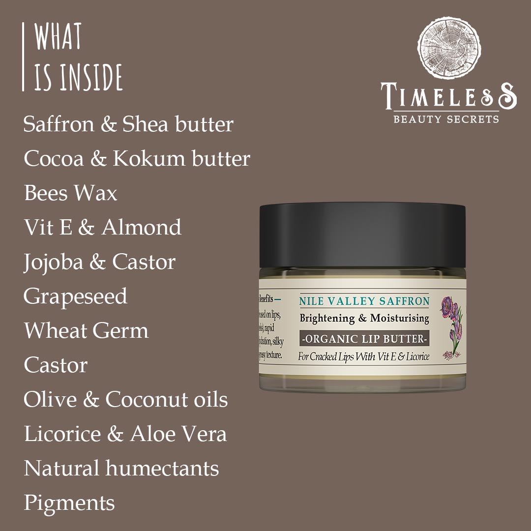 Nile Valley Saffron Lip Butter 8g