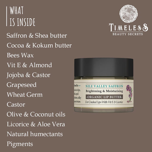 Nile Valley Saffron Lip Butter 8g