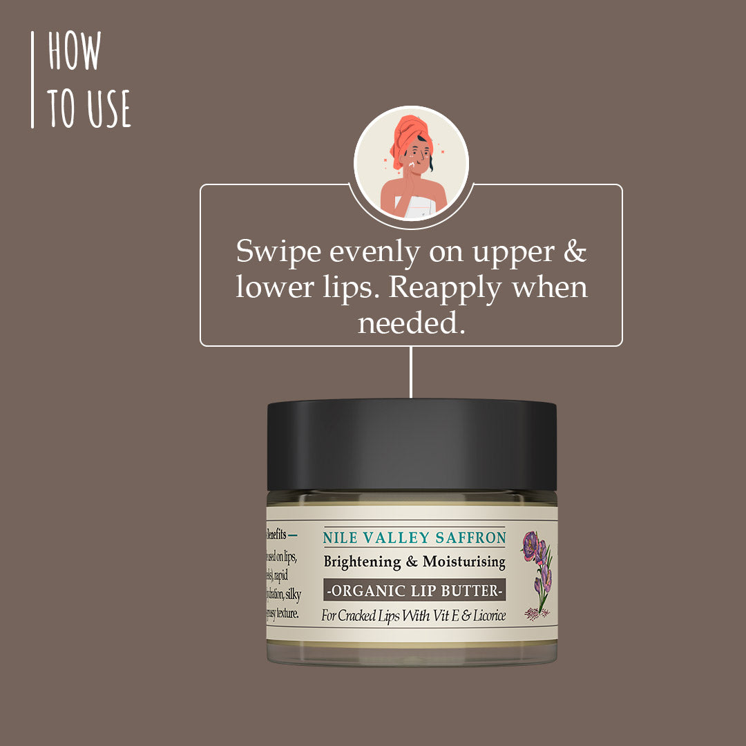 Nile Valley Saffron Lip Butter 8g