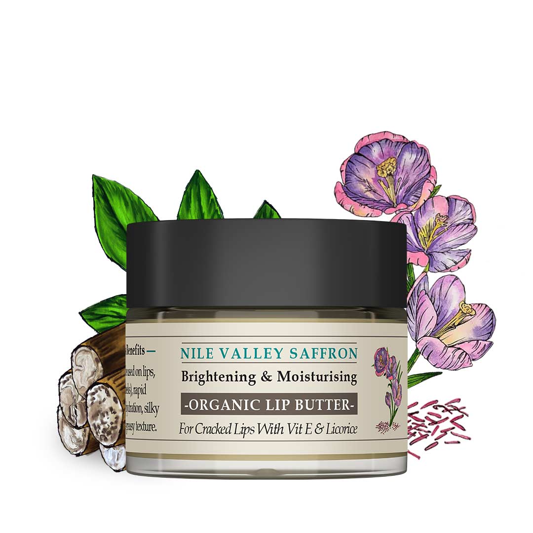 Nile Valley Saffron Lip Butter 8g