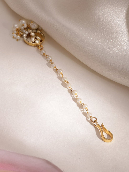 Empress Glow Kundan Maangtikka Gold