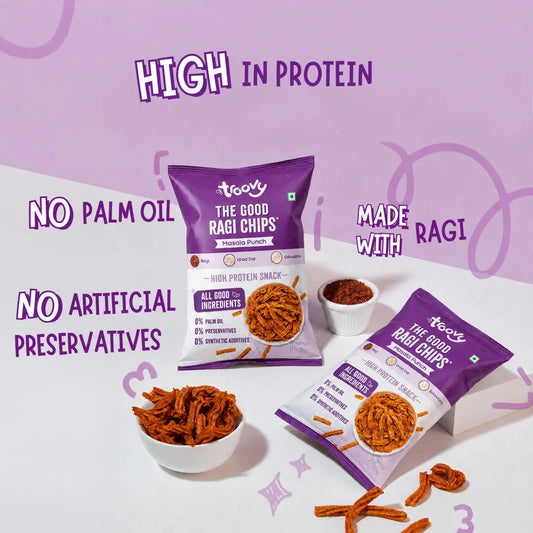 【Troovy】 Troovy Ragi Chips｜ラギチップス｜70g×4袋