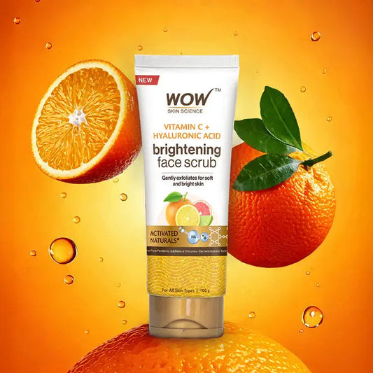 【WOW Skin Science】 Vitamin C + Hyaluronic Acid Exfoliating Face Scrub Brightening &｜ビタミンC+ヒアルロン酸 エクスフォリエイティング フェイススクラブ｜150ml