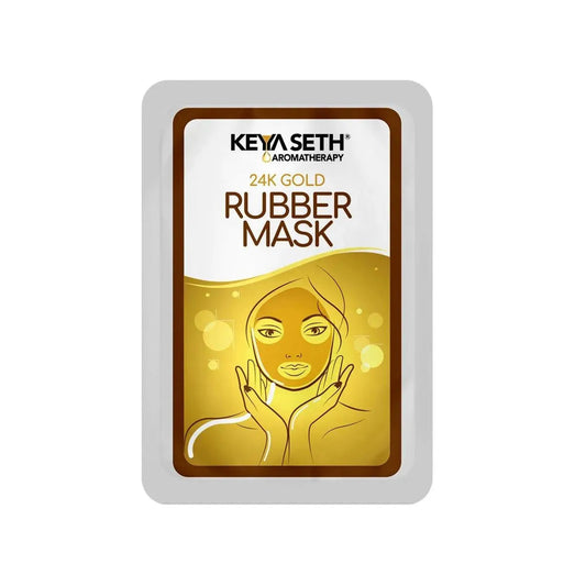 24K Gold Rubber Facial Mask for Brightening & Whitening Enriched with Aloe Vera & Chamomile Extract Pack of 3