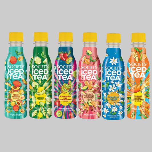 【Society Tea】 Society Iced Tea bottles Assorted 250ml - Pack of 6｜アイスティーボトル アソート 250ml 6本パック｜250ml