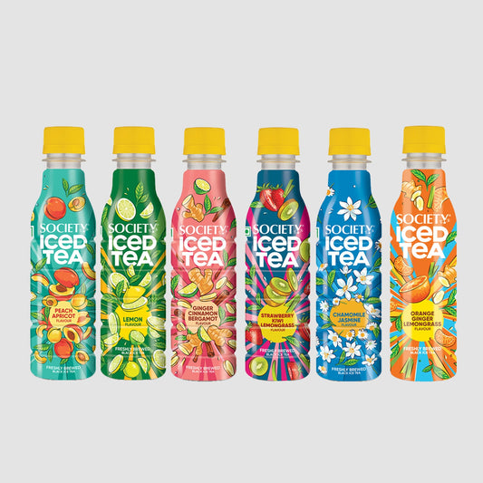 Society Iced Tea bottles Assorted 250ml - Pack of 6 250ml