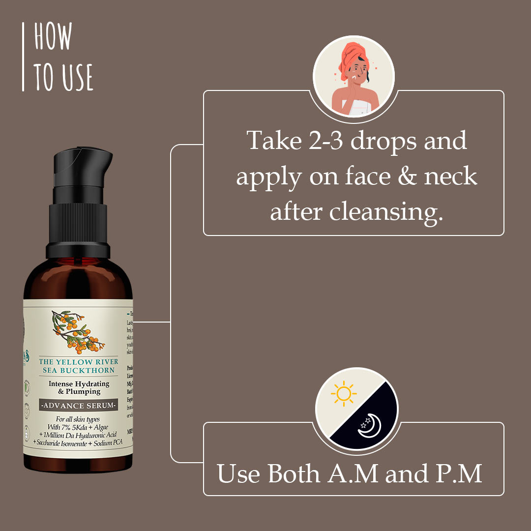 The Yellow River Sea Buckthorn Hydrating Face Serum 15ml