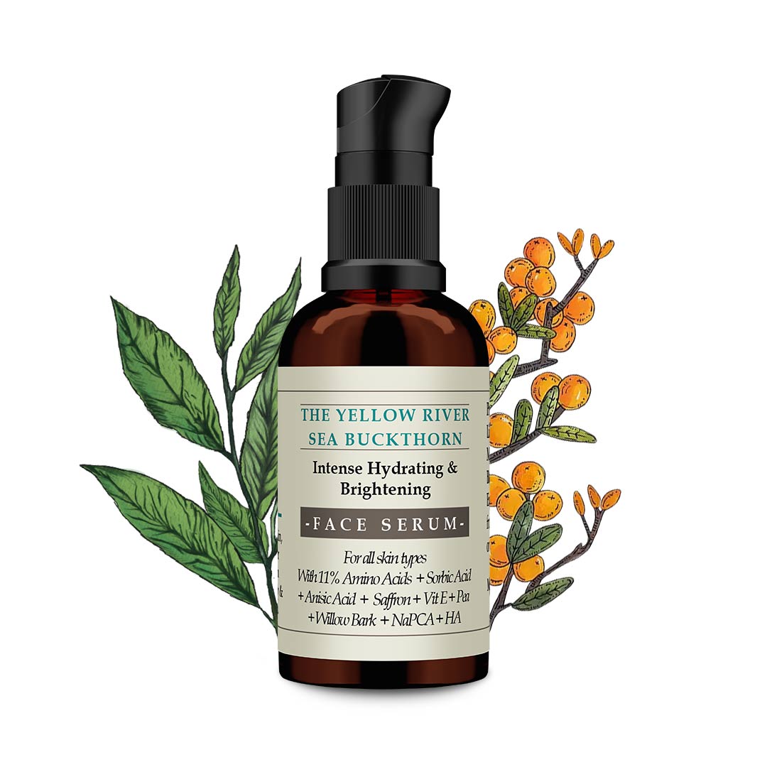 The Yellow River Sea Buckthorn Intensely Hydrating Brightening Face Serum 15ml