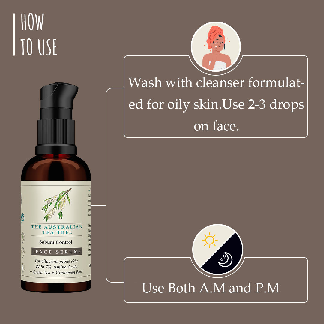 Australian Tea Tree Sebum Control Face Serum 30ml