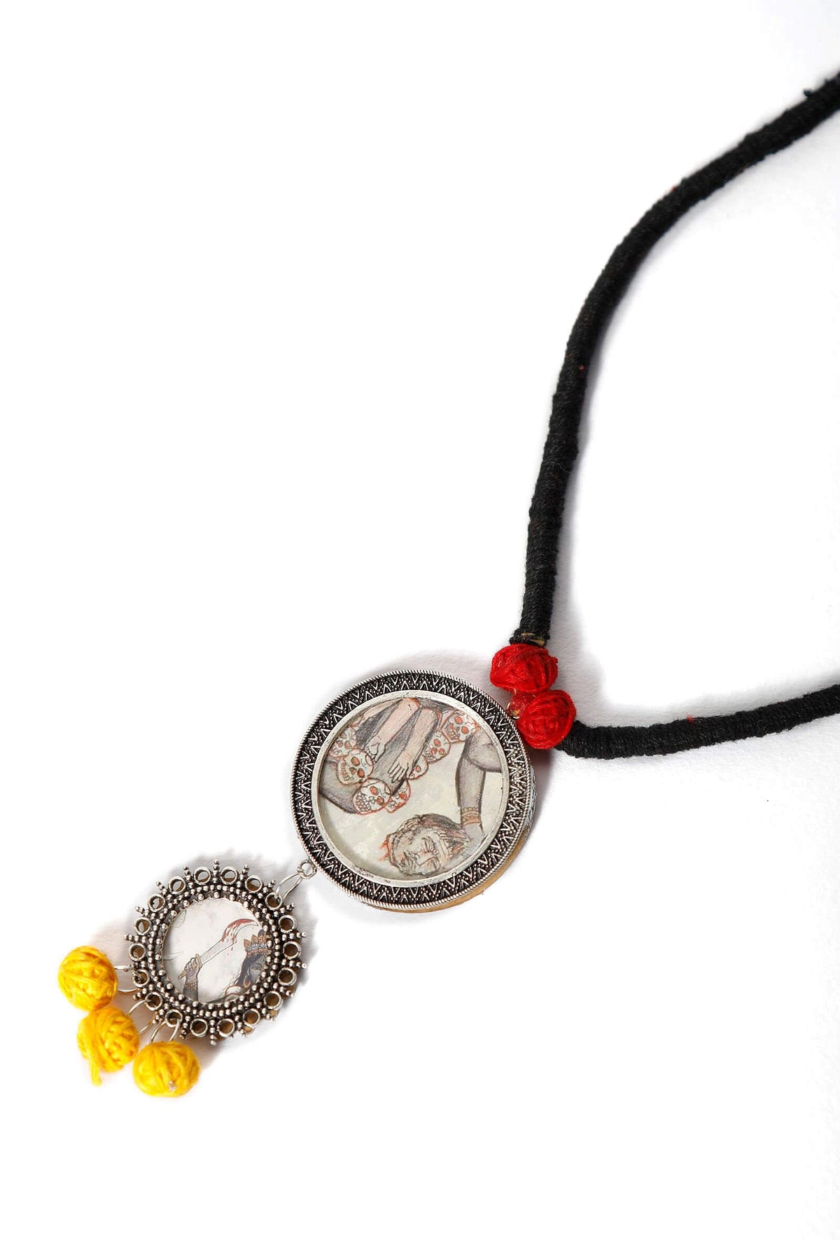 Kali Maa Black Thread Necklace