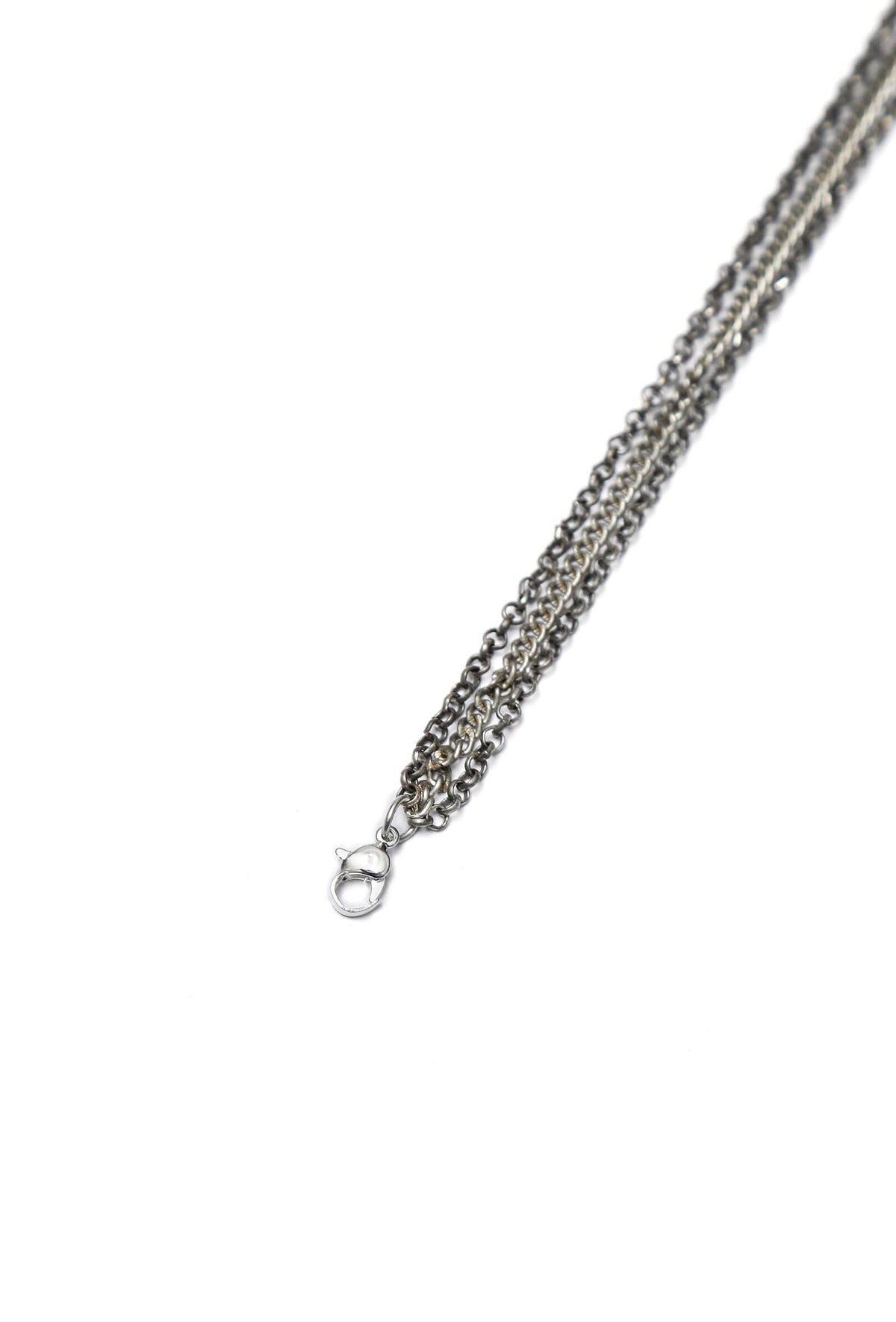 Set of 2: Multi-String Silver Plated Brass Anklet