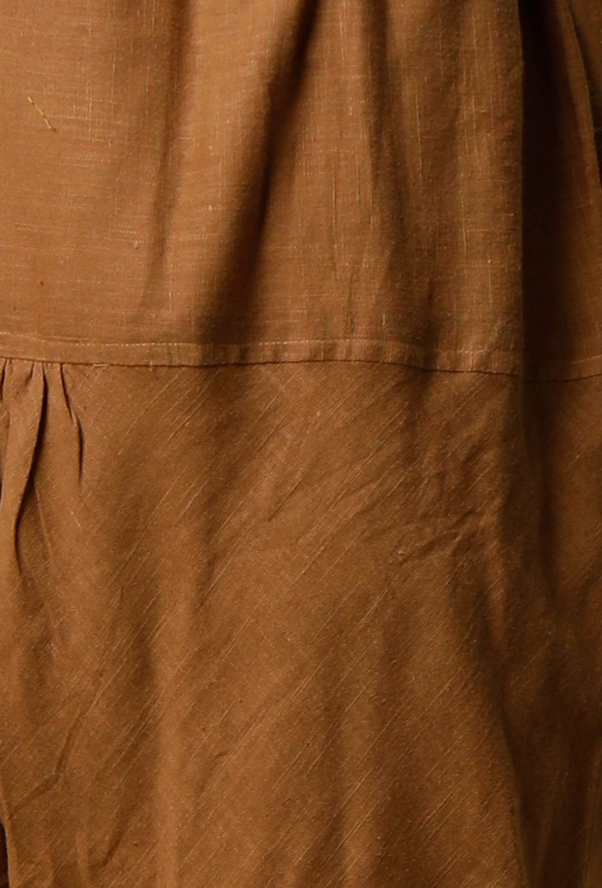Khaki Cotton Slub Churidaar サイズ XS