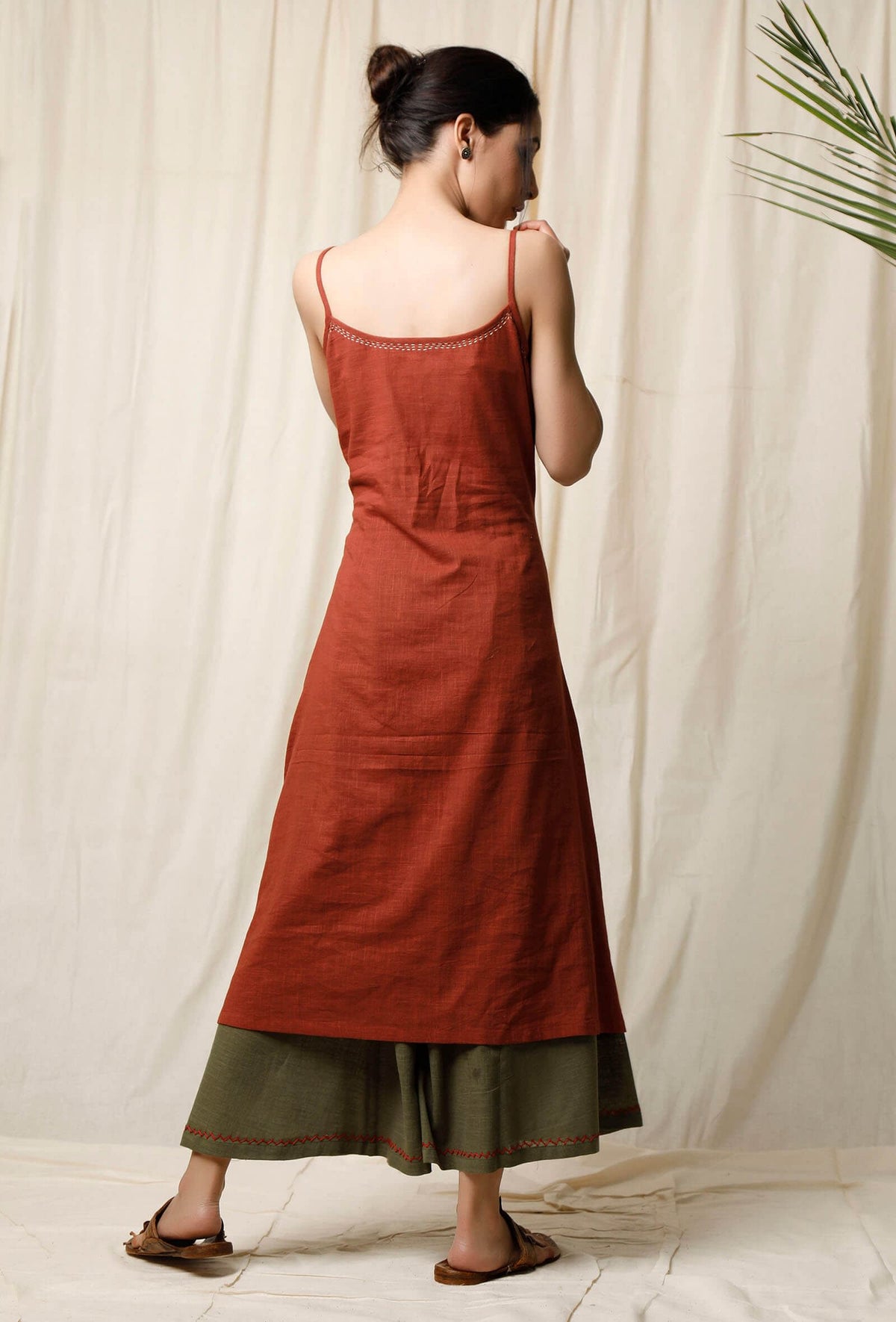 Gerua Cotton Slub Slip サイズ XXXL