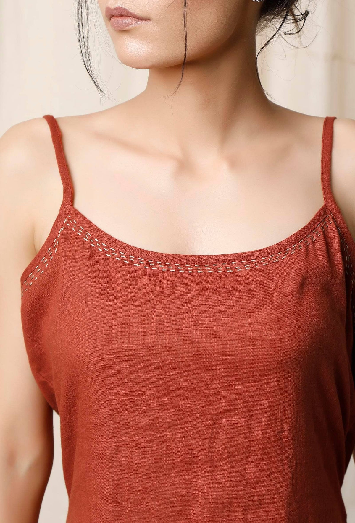 Gerua Cotton Slub Slip サイズ XXXL
