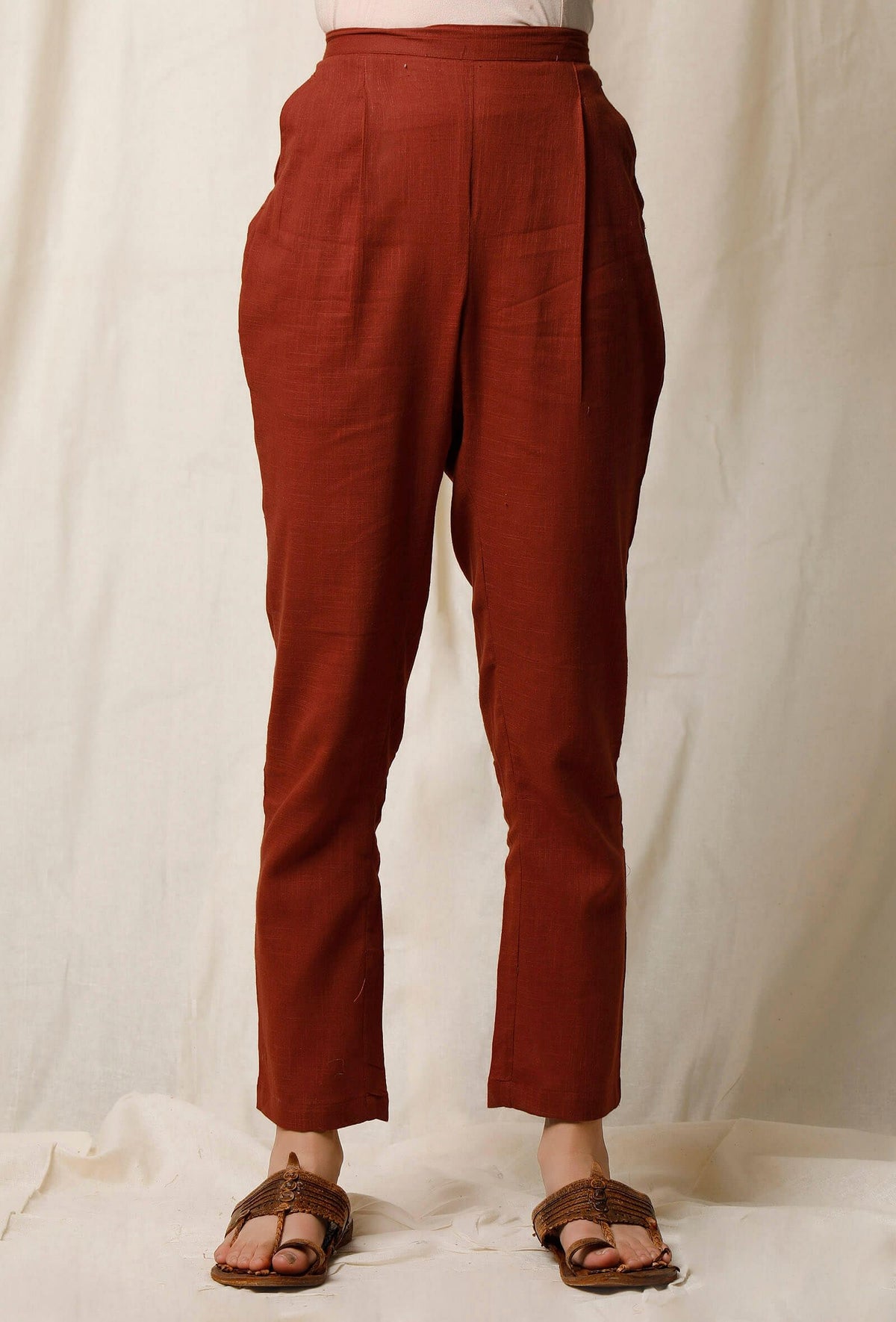 Gerua Cotton Slub Pants サイズ XXL