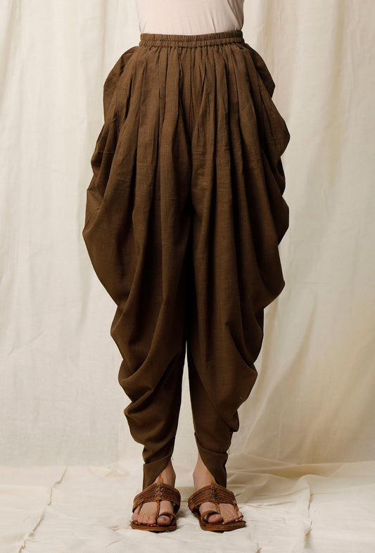 Mehendi Cotton Slub Dhoti Pants サイズ M