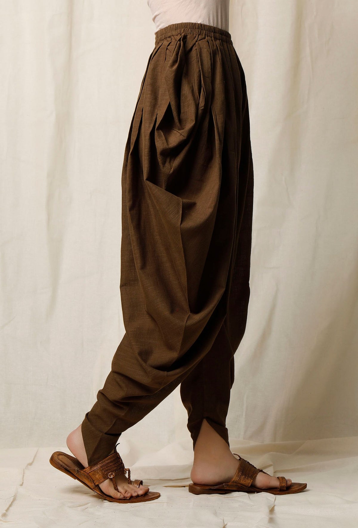 Mehendi Cotton Slub Dhoti Pants サイズ XL