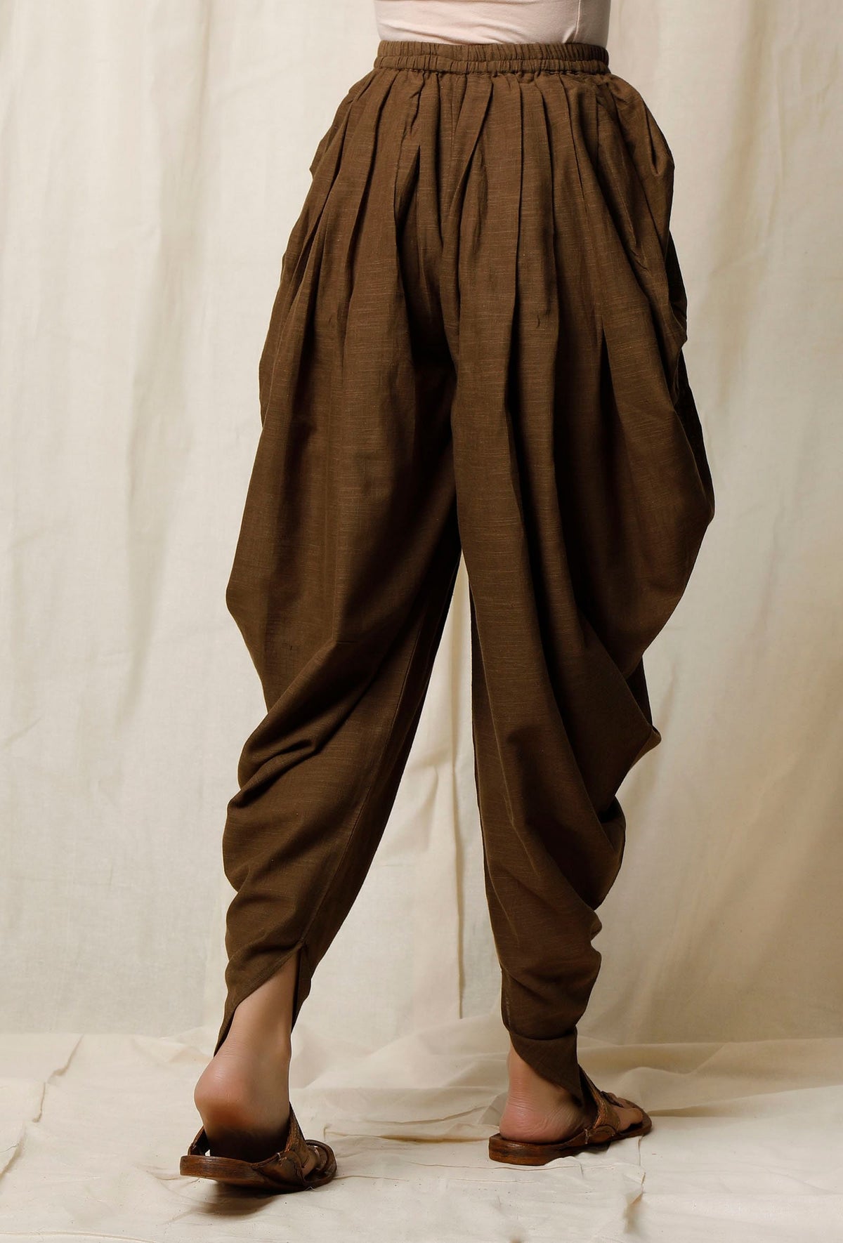 Mehendi Cotton Slub Dhoti Pants サイズ M