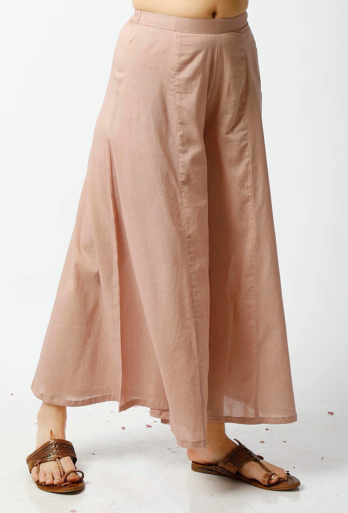 Lavender Cotton Palazzo Pants サイズ M