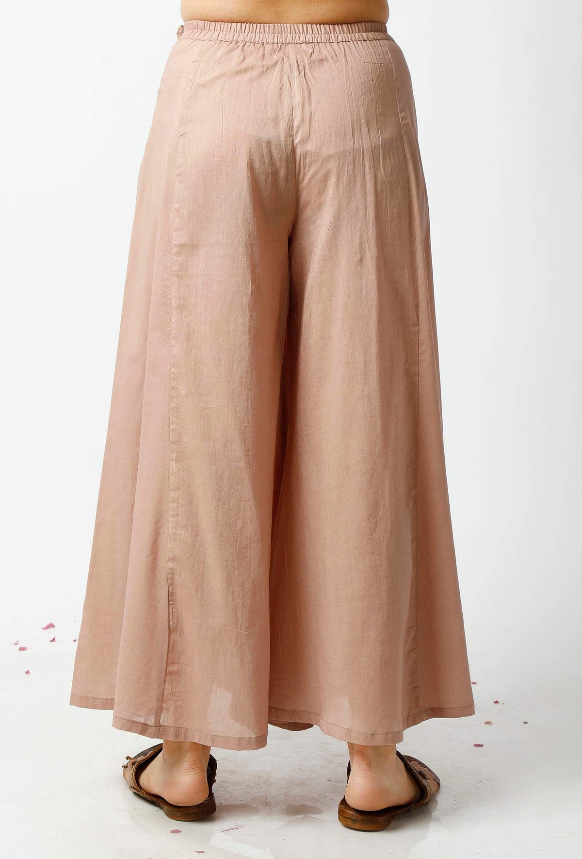 Lavender Cotton Palazzo Pants サイズ XL
